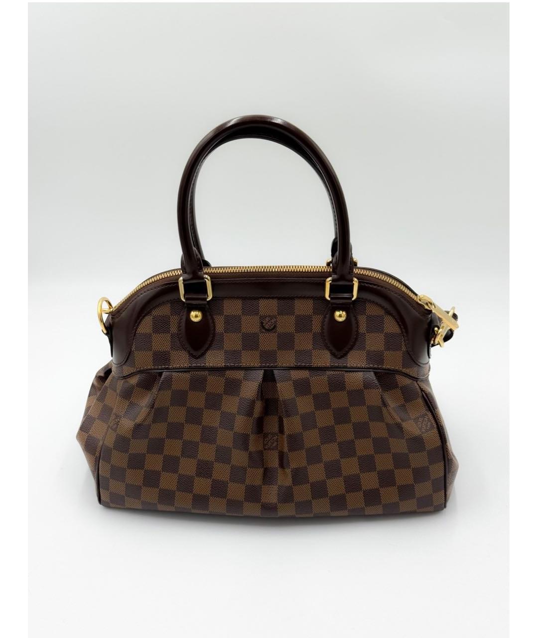 LOUIS VUITTON Коричневая сумка с короткими ручками, фото 8