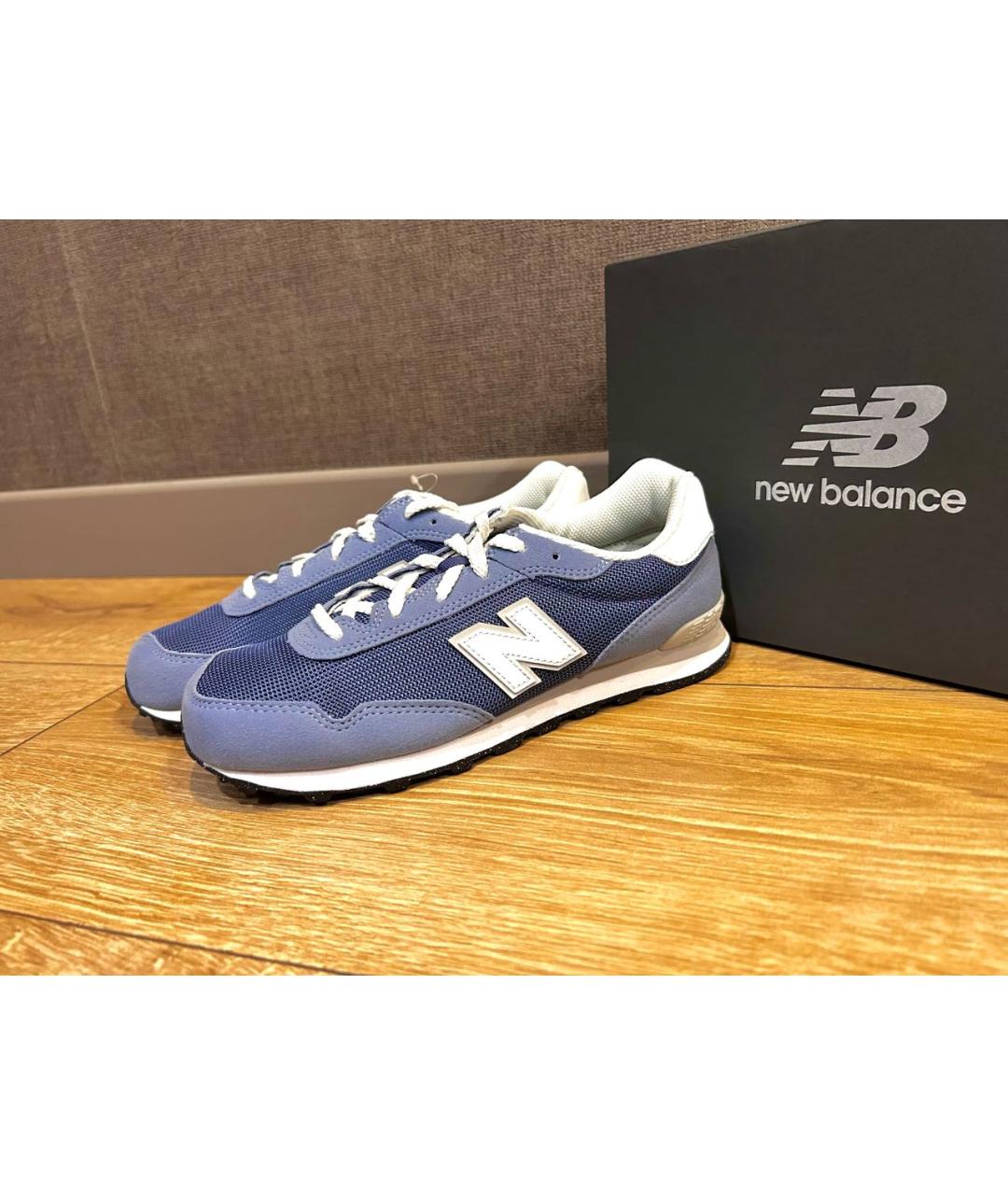 NEW BALANCE Темно-синие синтетические кеды, фото 2