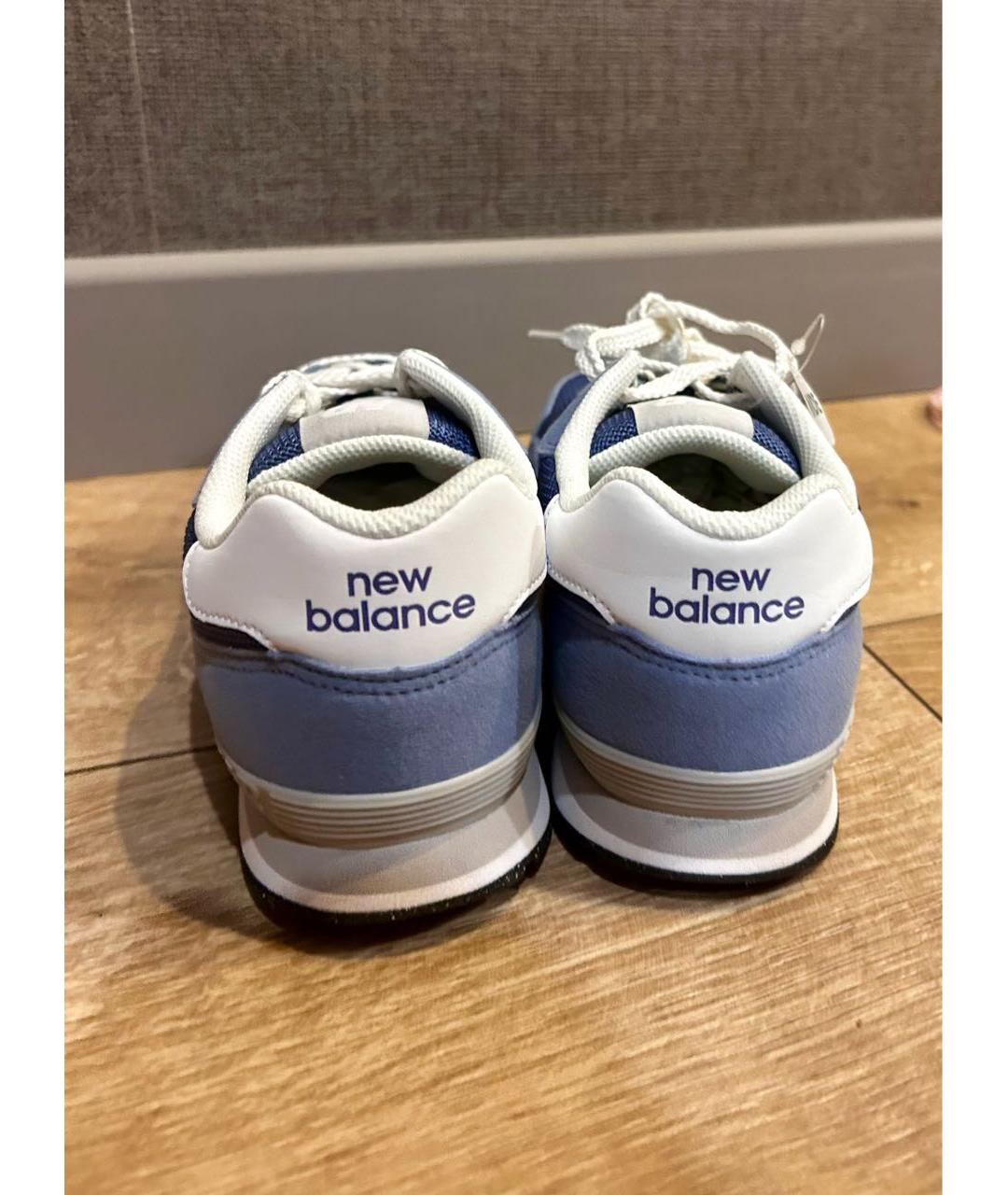 NEW BALANCE Темно-синие синтетические кеды, фото 5