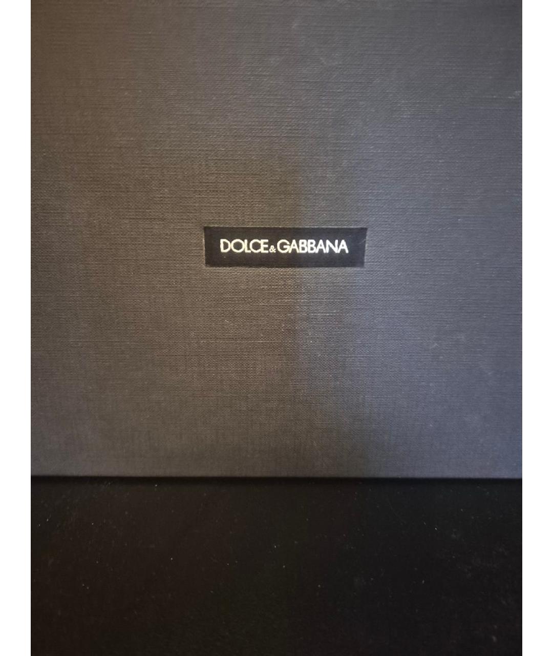 DOLCE&GABBANA Черные туфли из лакированной кожи, фото 4