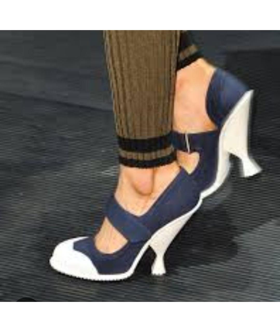 PRADA Темно-синие туфли, фото 8