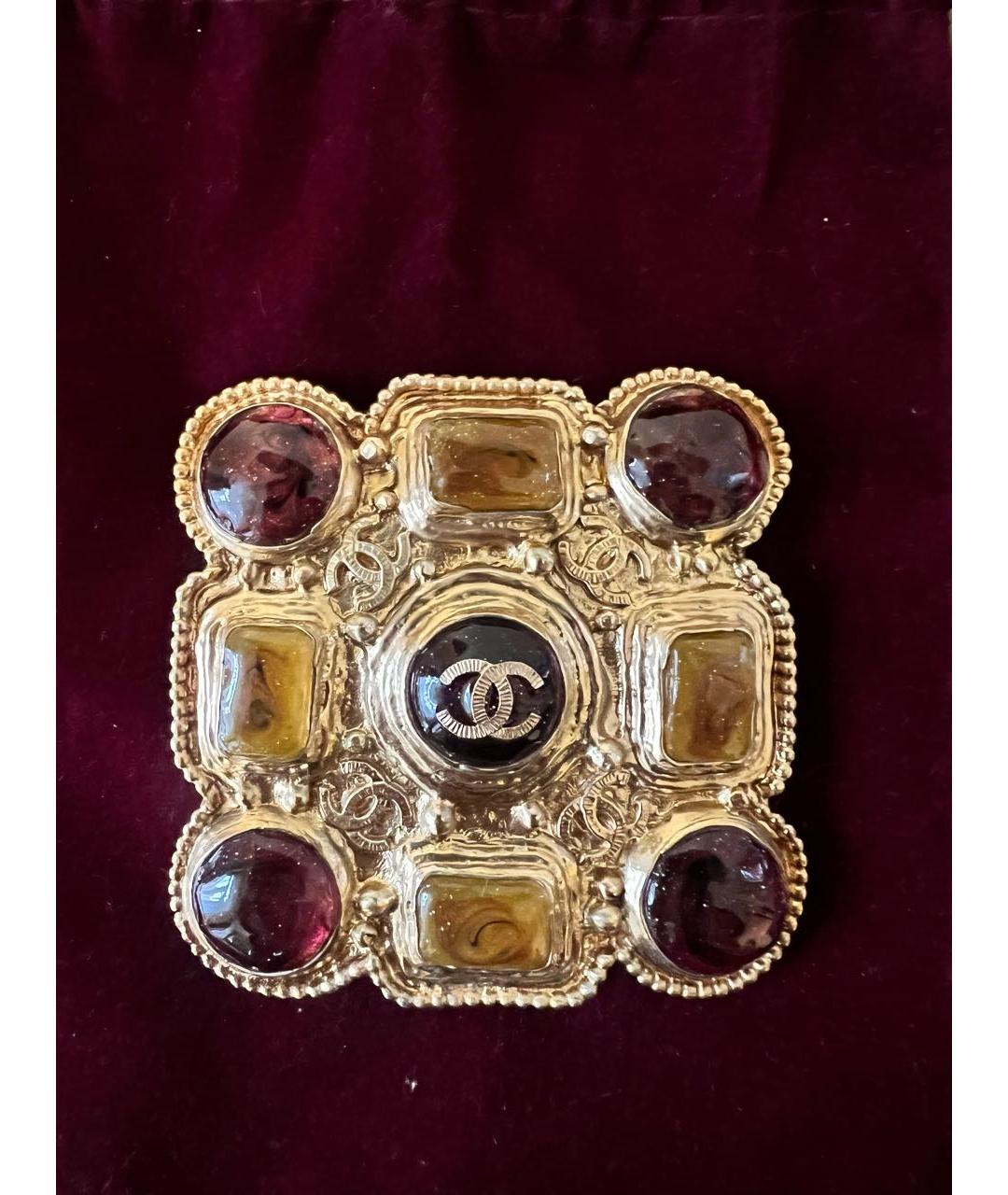 CHANEL Золотая булавка / брошь, фото 7