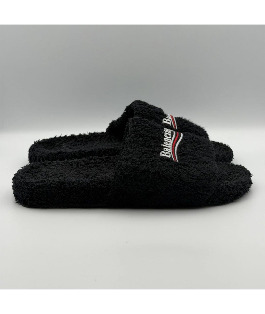 BALENCIAGA Черные шлепанцы, фото 4