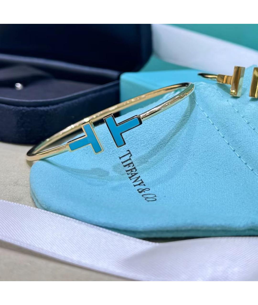 TIFFANY&CO Бирюзовый браслет из желтого золота, фото 4