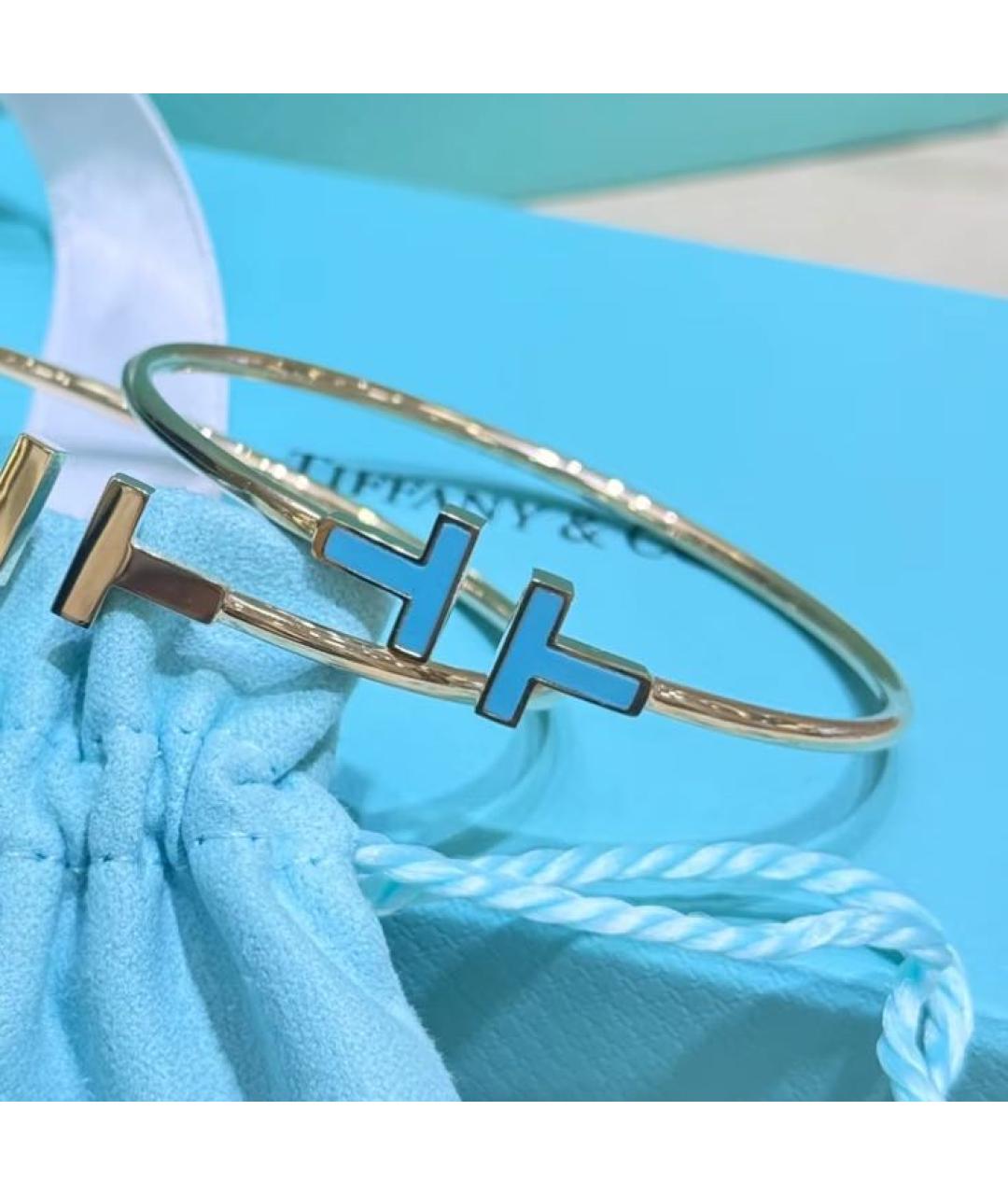 TIFFANY&CO Бирюзовый браслет из желтого золота, фото 6