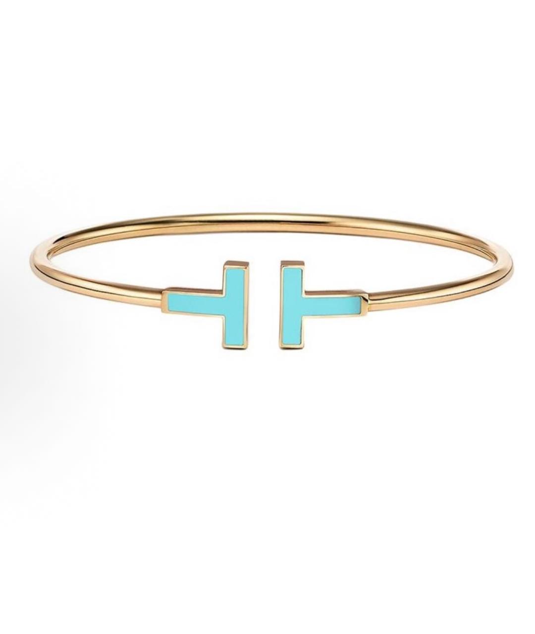 TIFFANY&CO Бирюзовый браслет из желтого золота, фото 7