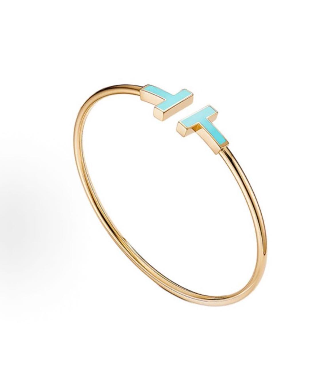 TIFFANY&CO Бирюзовый браслет из желтого золота, фото 3
