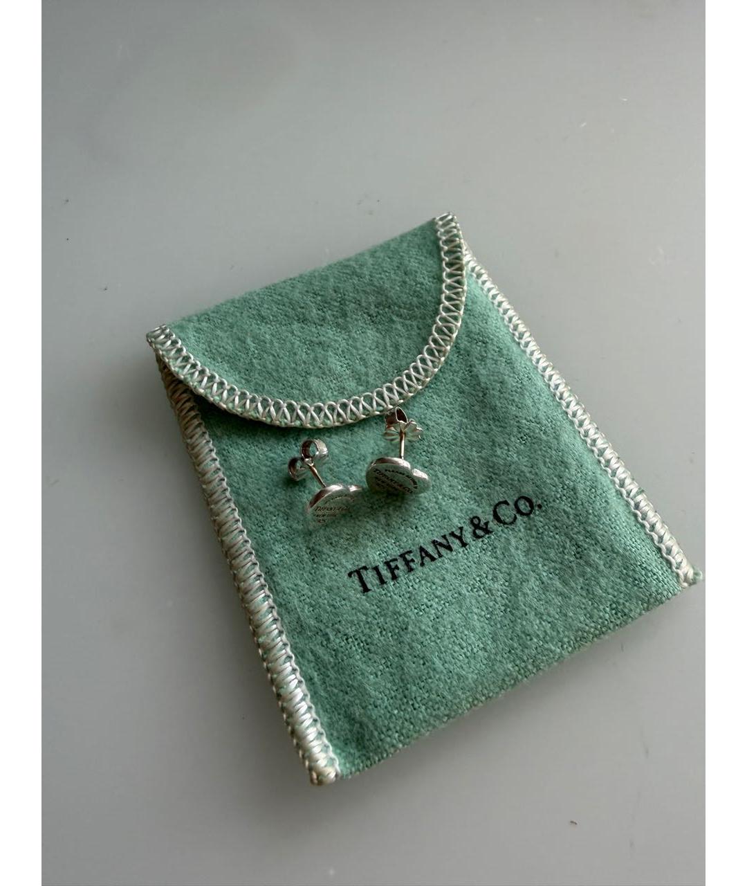 TIFFANY&CO Серебряные серебряные серьги, фото 5