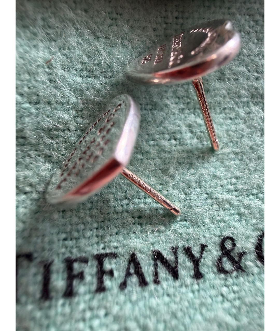 TIFFANY&CO Серебряные серебряные серьги, фото 3