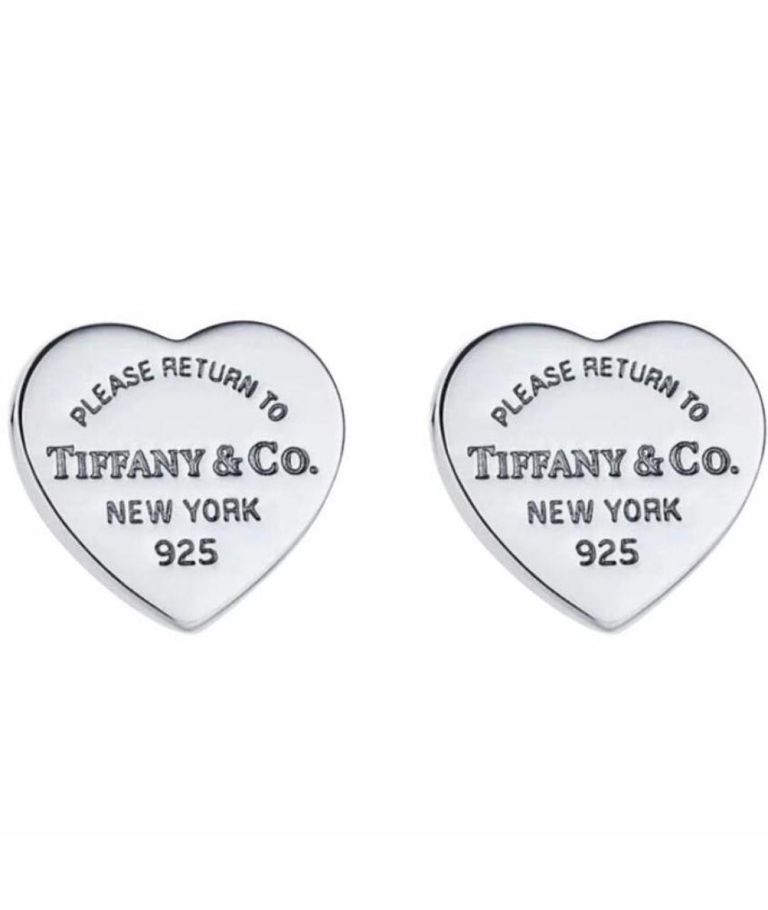 TIFFANY&CO Серебряные серебряные серьги, фото 1