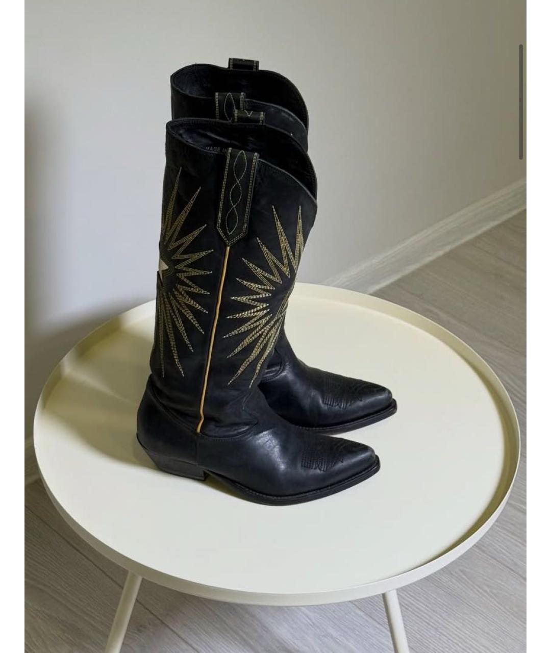 GOLDEN GOOSE DELUXE BRAND Кожаные сапоги, фото 3
