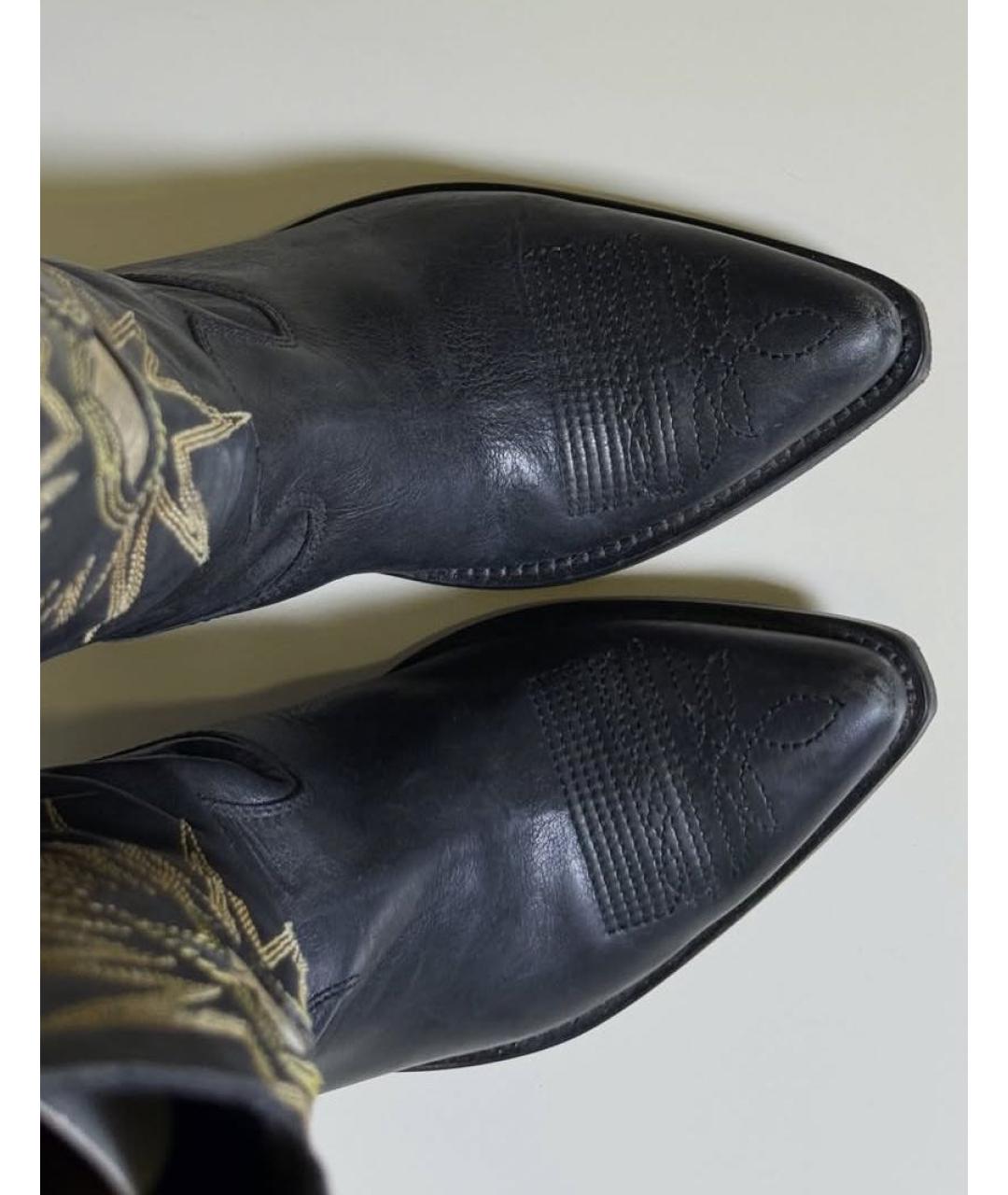GOLDEN GOOSE DELUXE BRAND Кожаные сапоги, фото 4