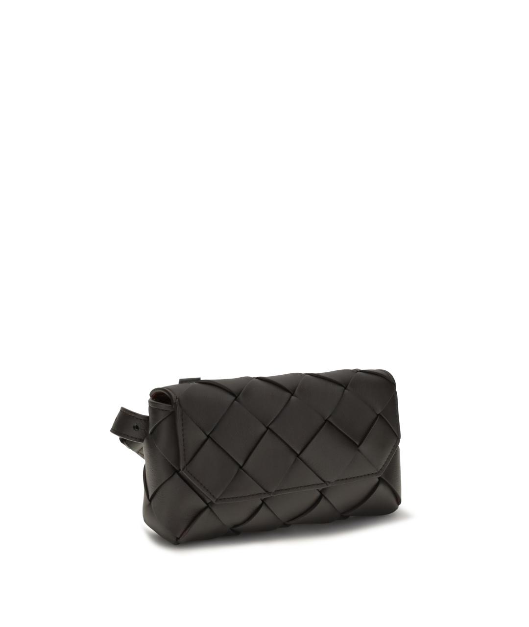 BOTTEGA VENETA Коричневая кожаная сумка на плечо, фото 2