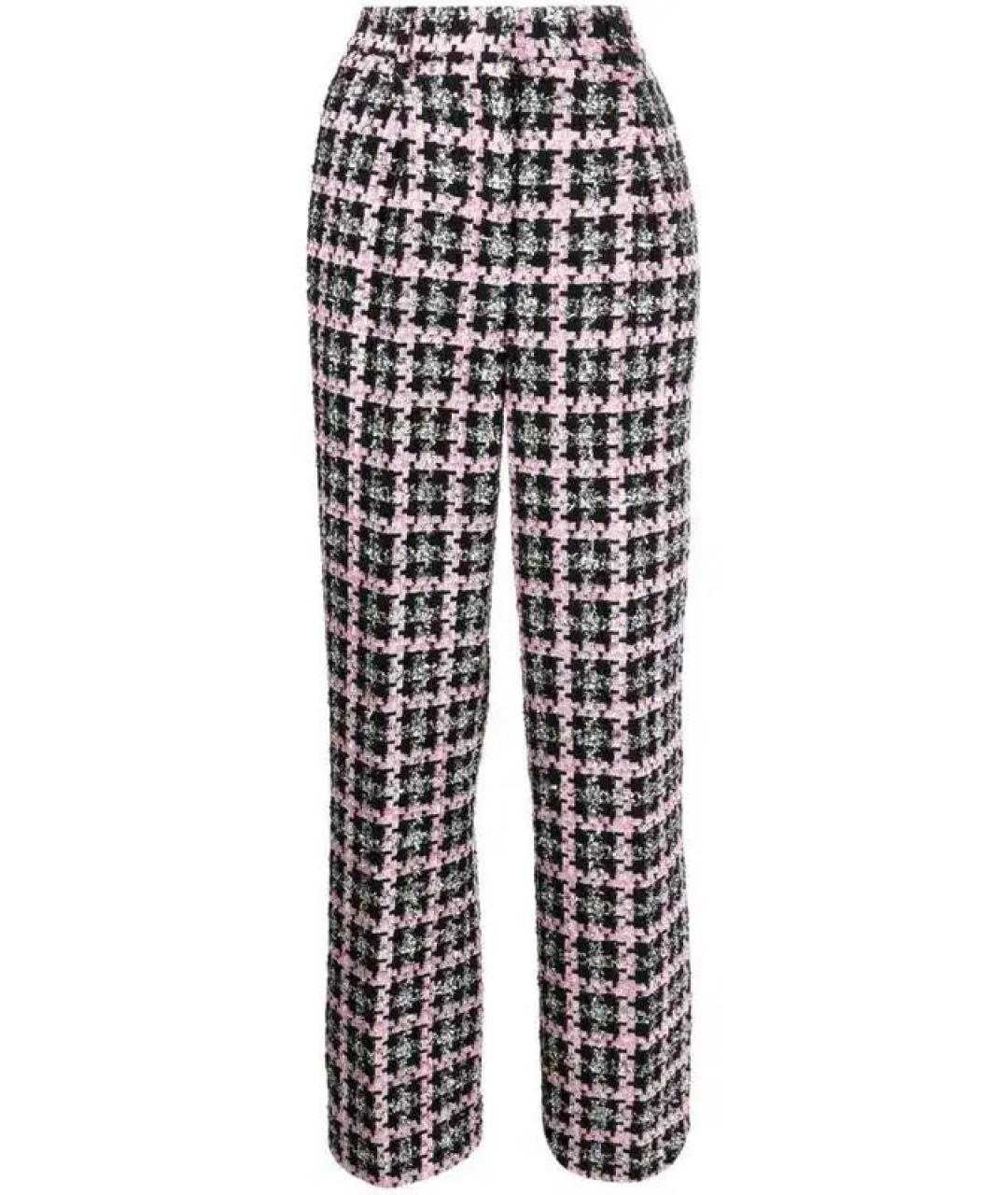 MSGM Мульти твидовые прямые брюки, фото 9