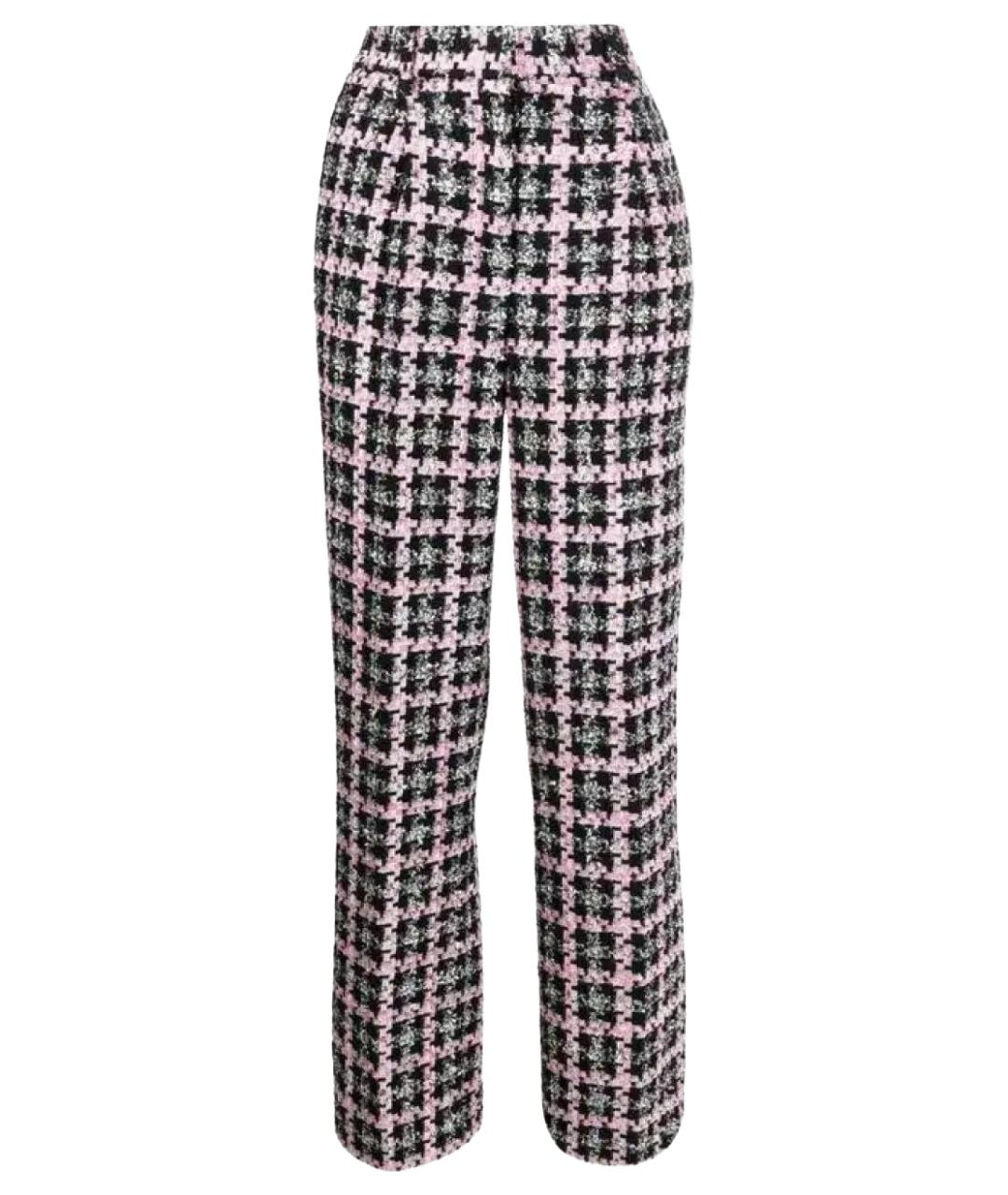 MSGM Мульти твидовые прямые брюки, фото 1