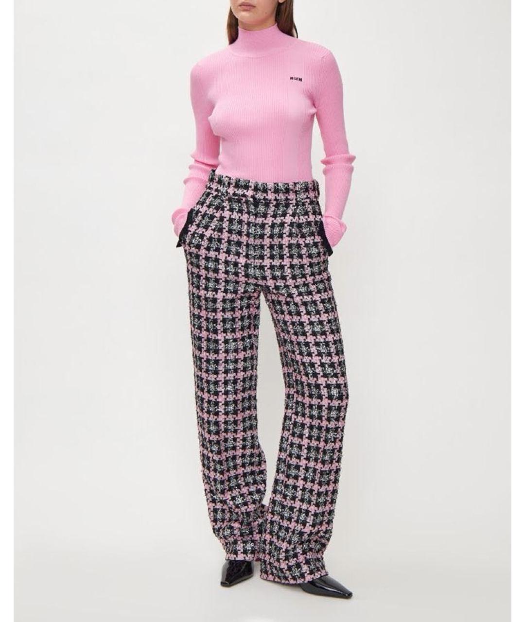 MSGM Мульти твидовые прямые брюки, фото 8
