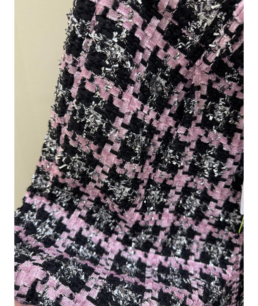 MSGM Мульти твидовые прямые брюки, фото 5