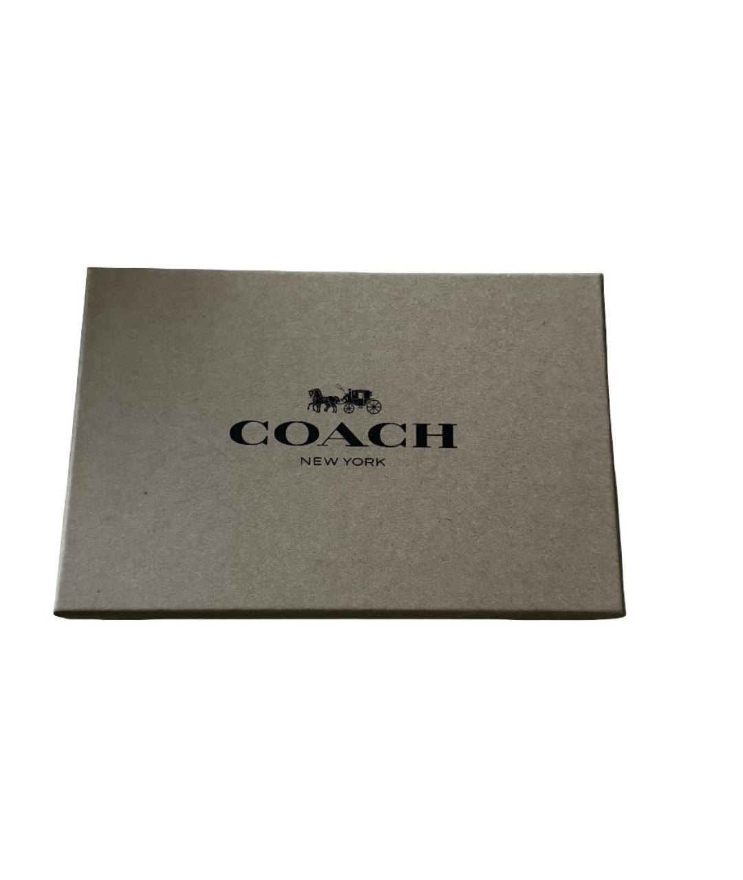 COACH Коричневый кошелек, фото 3