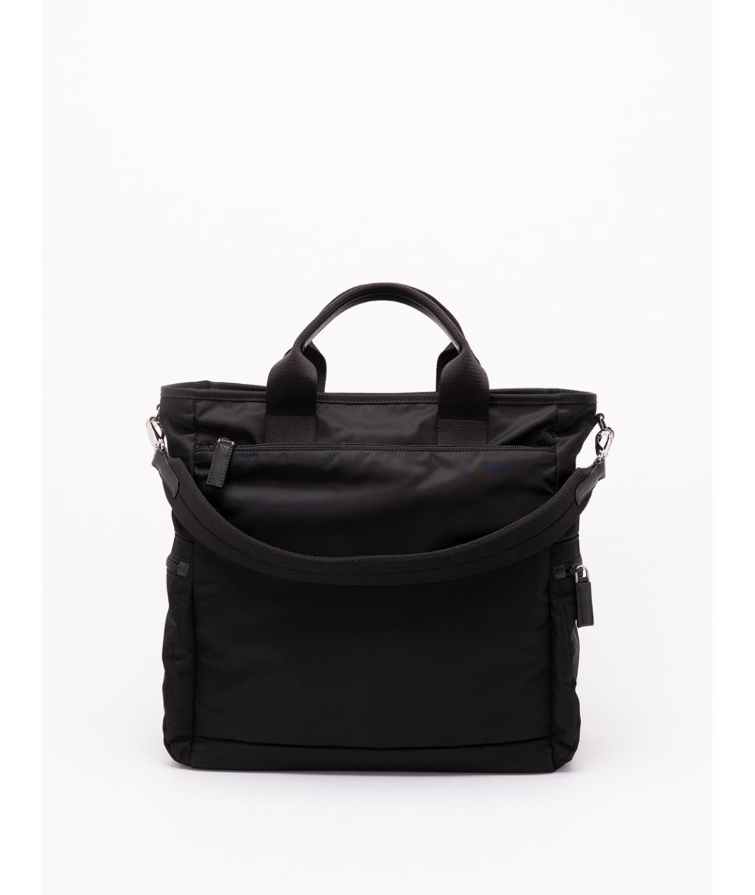 PRADA Черная синтетическая сумка на плечо, фото 2