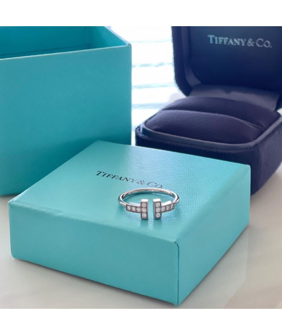 TIFFANY&CO Серебряное кольцо из белого золота, фото 8
