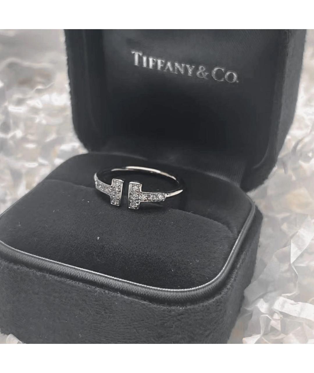 TIFFANY&CO Серебряное кольцо из белого золота, фото 5