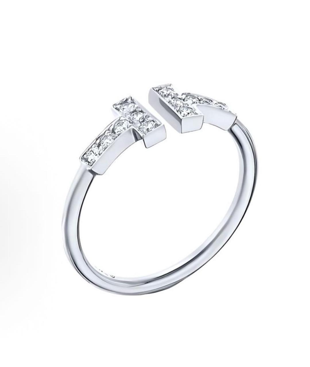 TIFFANY&CO Серебряное кольцо из белого золота, фото 2