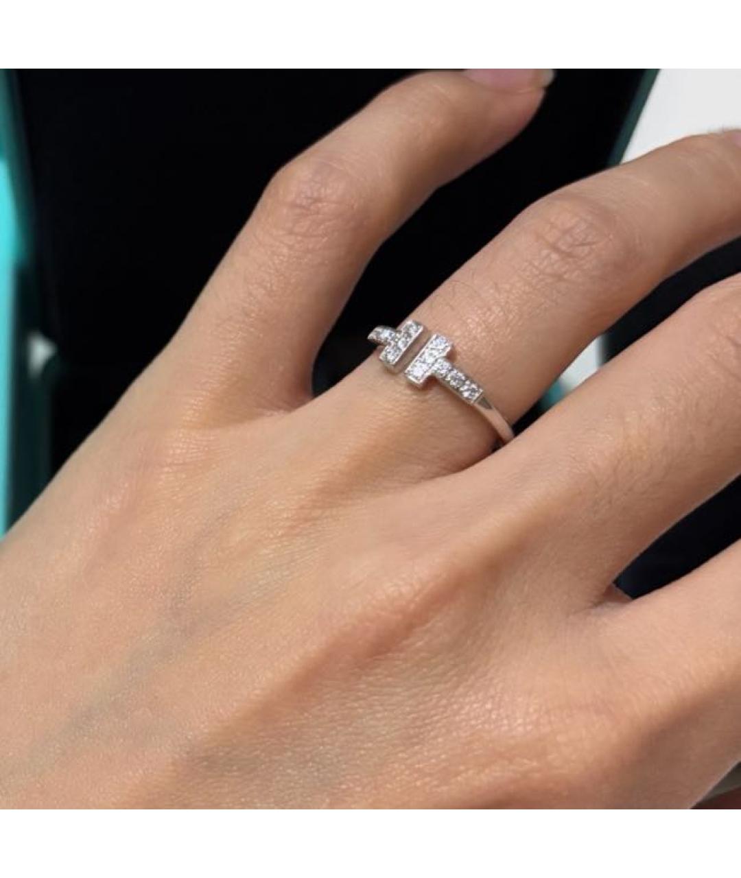 TIFFANY&CO Серебряное кольцо из белого золота, фото 4