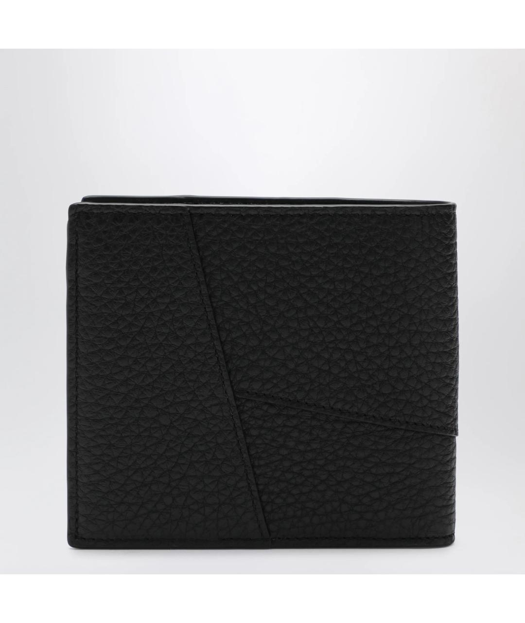 LOEWE Черный кожаный кошелек, фото 2
