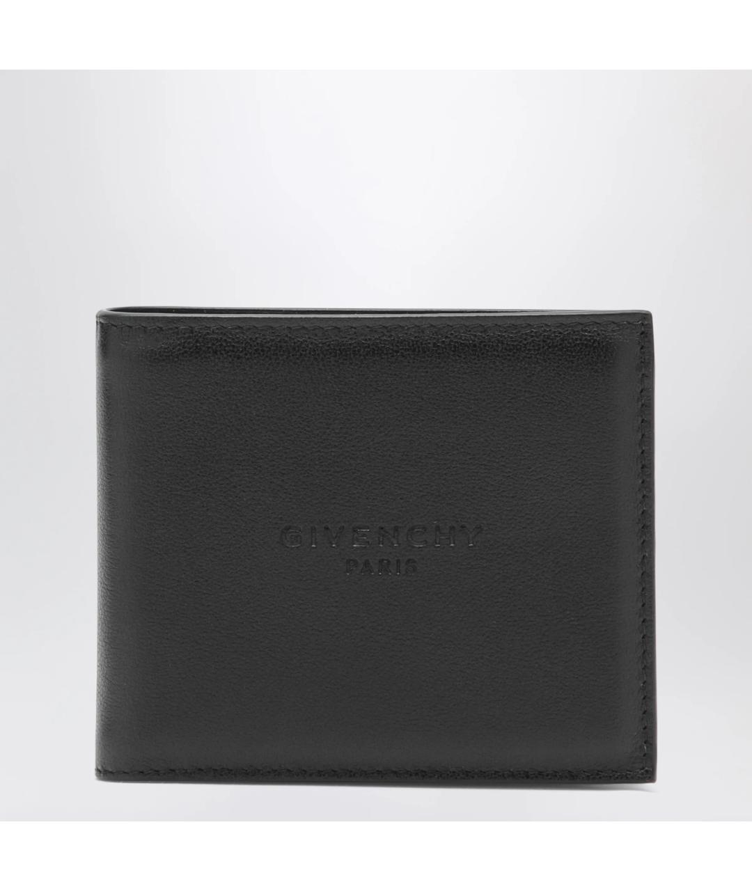 GIVENCHY Черный кожаный кошелек, фото 3