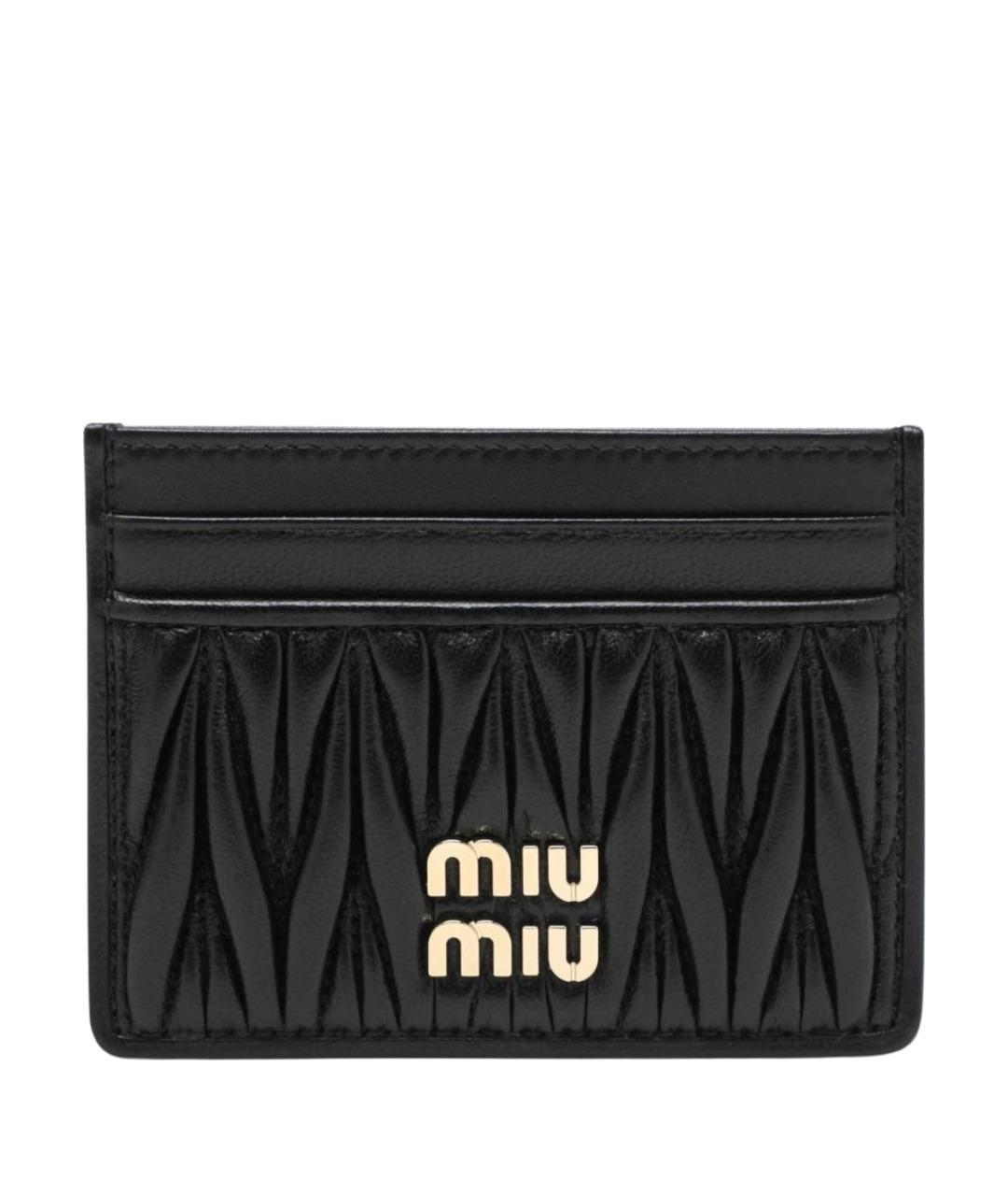 MIU MIU Черный кардхолдер, фото 1