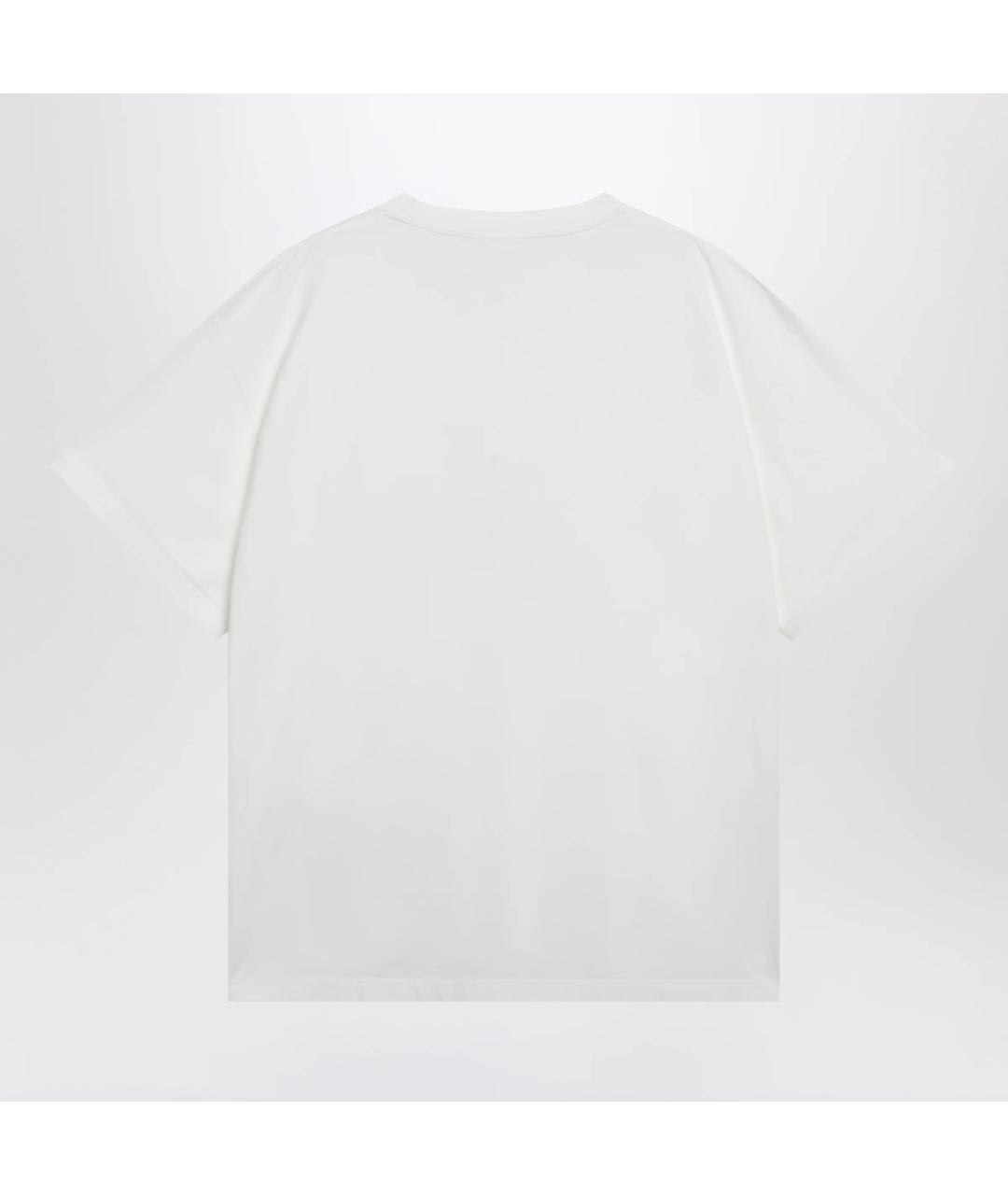 MM6 MAISON MARGIELA Белая хлопковая футболка, фото 2