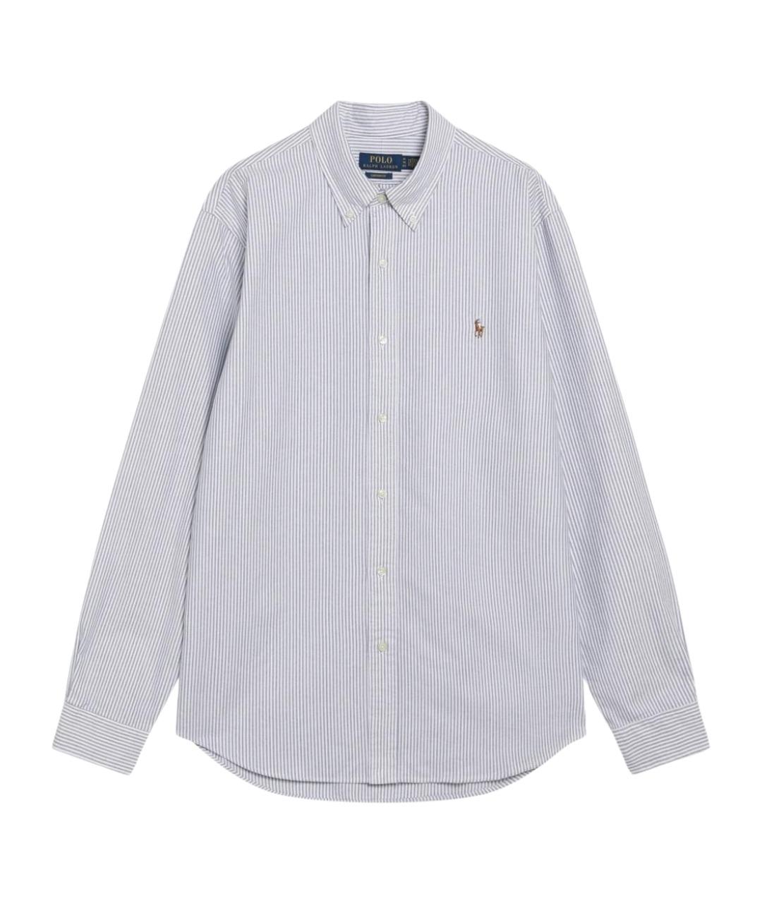 POLO RALPH LAUREN Голубая хлопковая кэжуал рубашка, фото 1