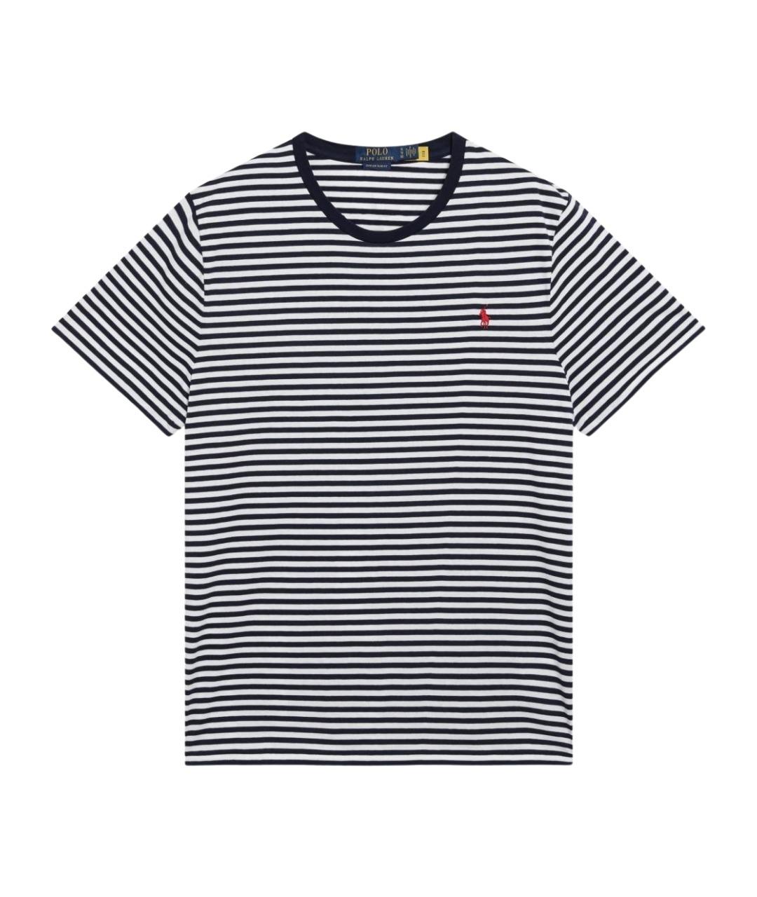 POLO RALPH LAUREN Синяя хлопковая футболка, фото 1