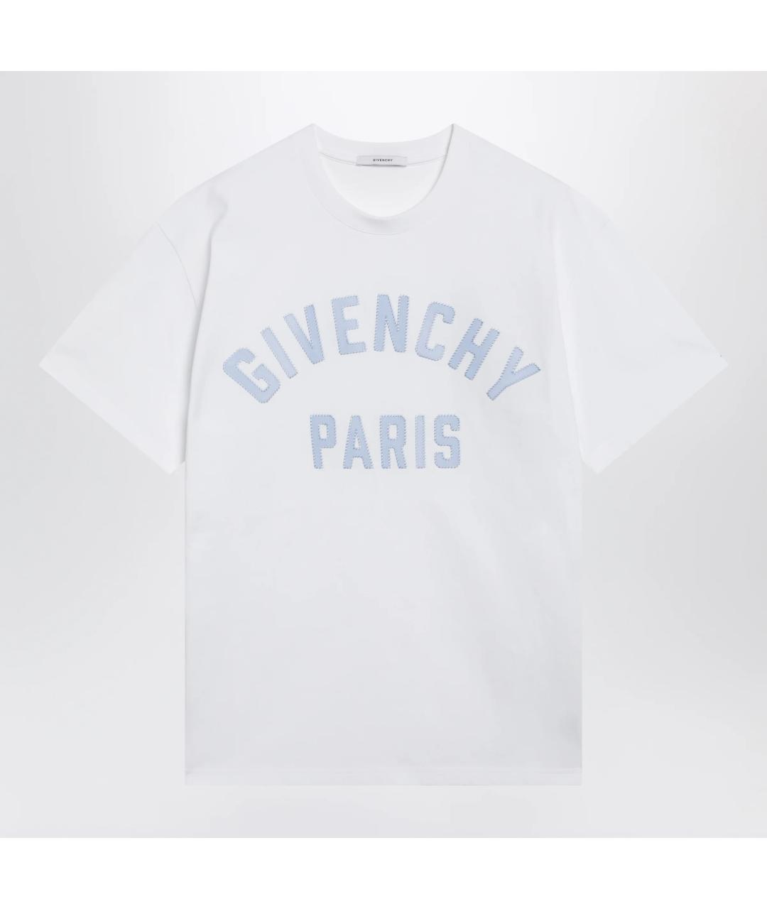 GIVENCHY Белая хлопковая футболка, фото 3