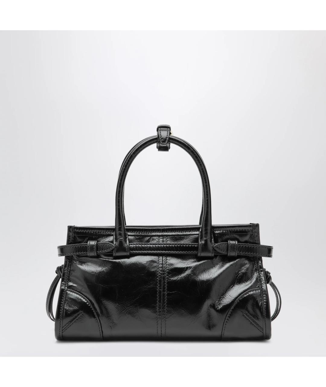 PRADA Черная кожаная сумка тоут, фото 2