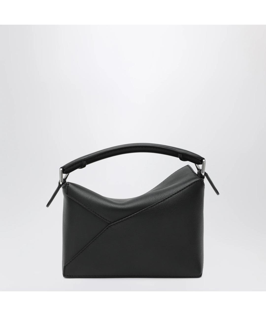 LOEWE Черная кожаная сумка через плечо, фото 2