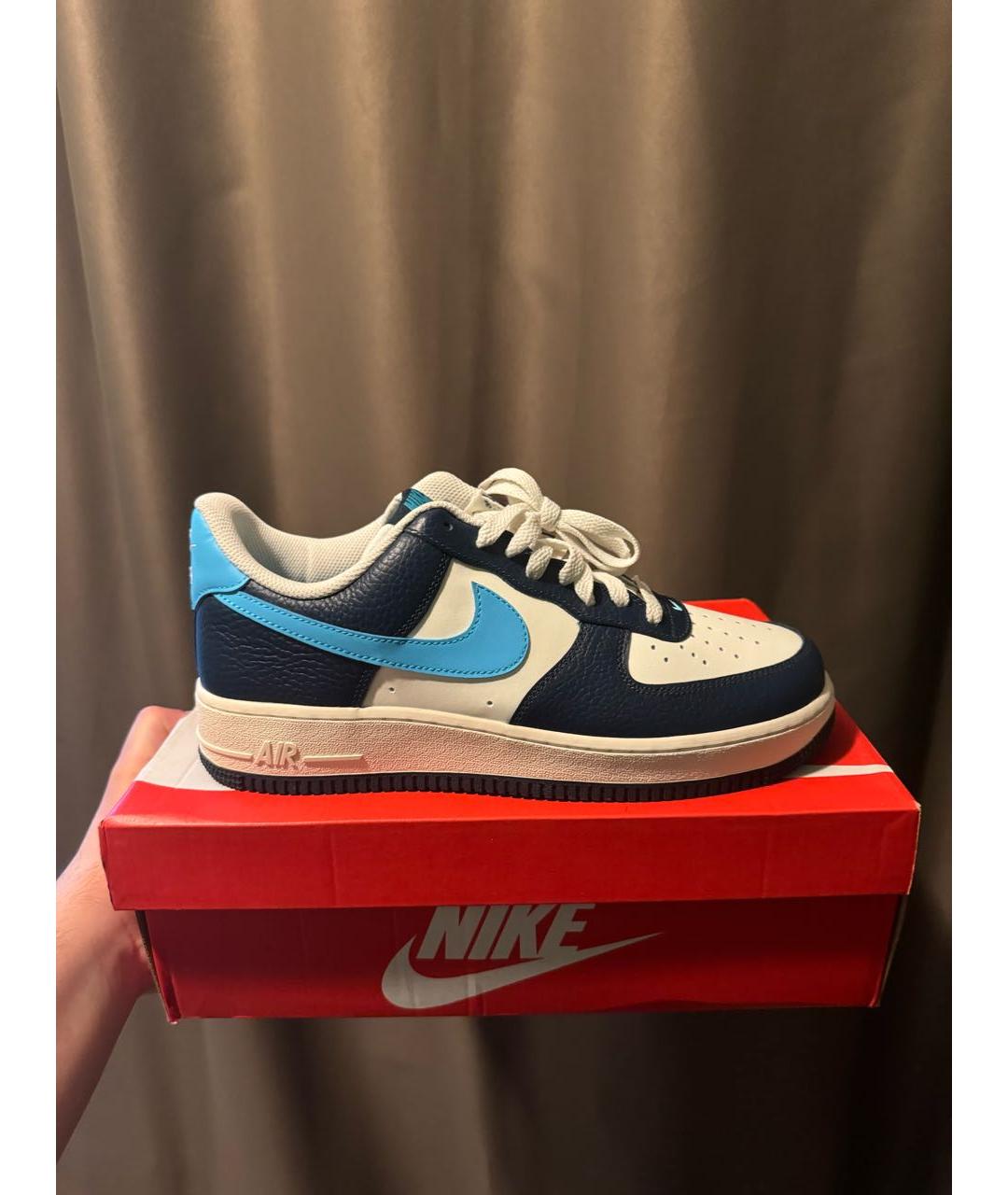 NIKE Мульти кожаные низкие кроссовки / кеды, фото 5