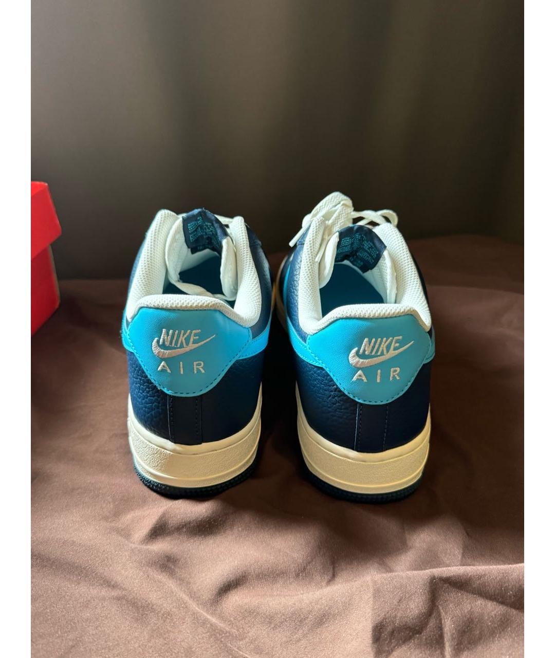 NIKE Мульти кожаные низкие кроссовки / кеды, фото 4