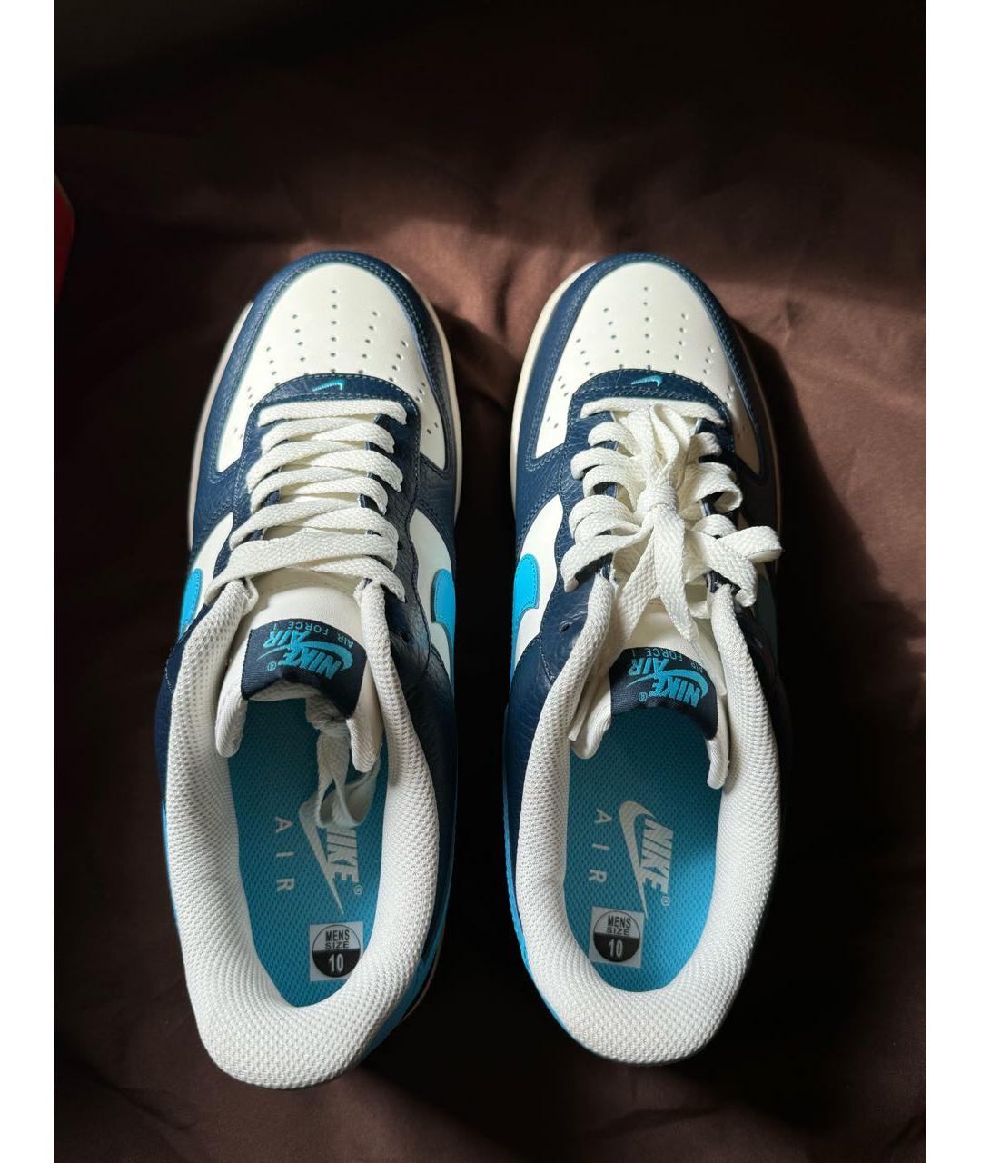 NIKE Мульти кожаные низкие кроссовки / кеды, фото 3