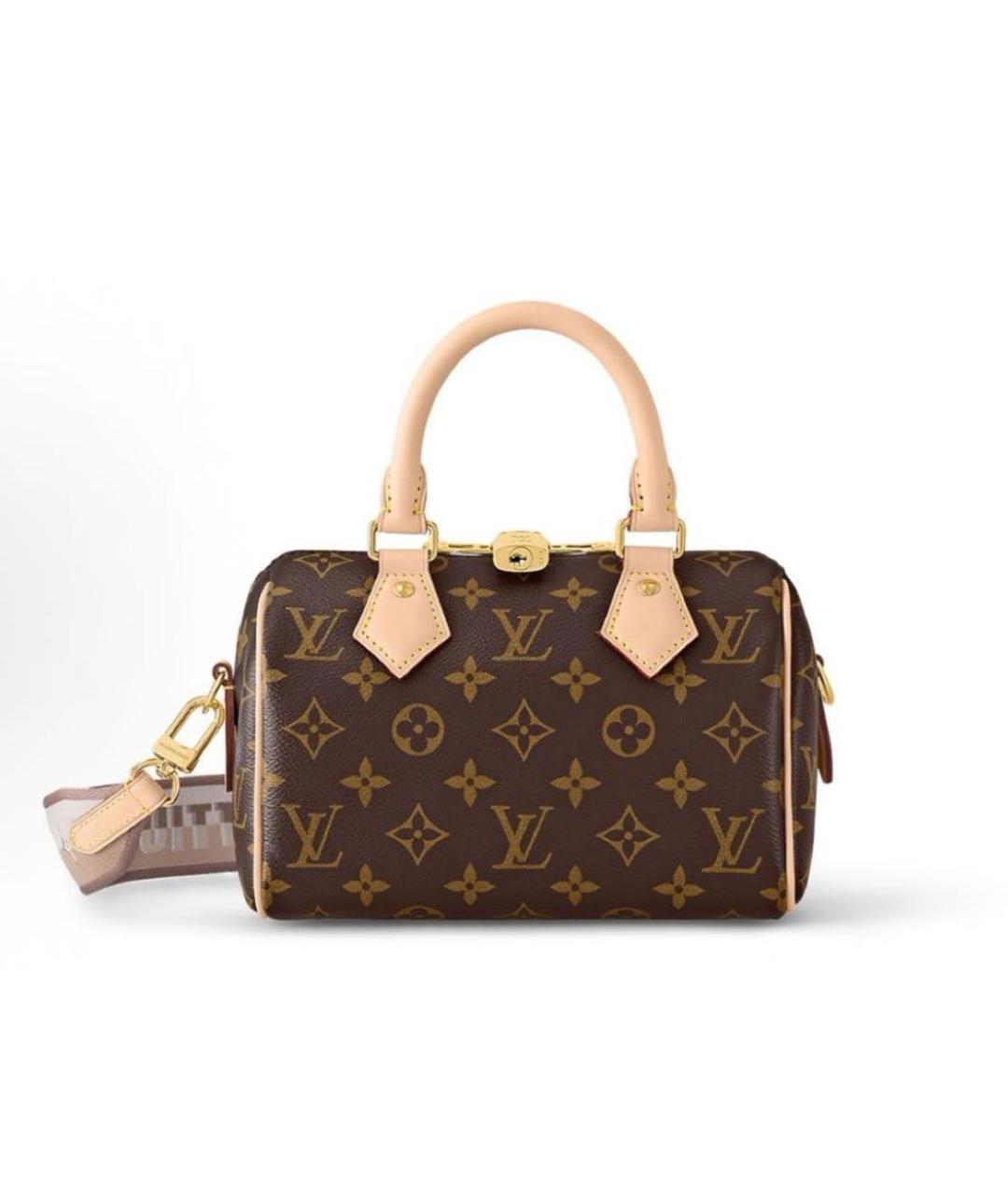 LOUIS VUITTON Коричневая сумка с короткими ручками, фото 8