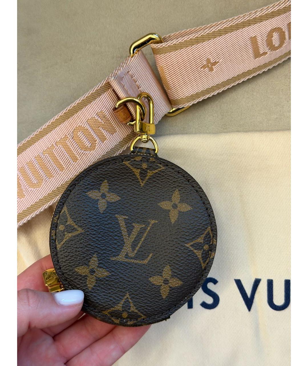 LOUIS VUITTON Коричневая сумка через плечо, фото 7