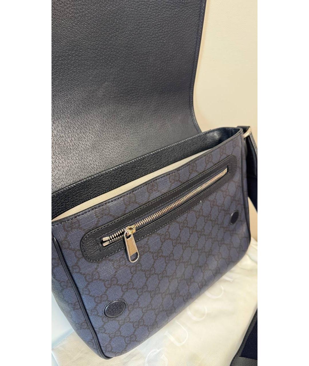GUCCI Темно-синяя сумка на плечо, фото 2