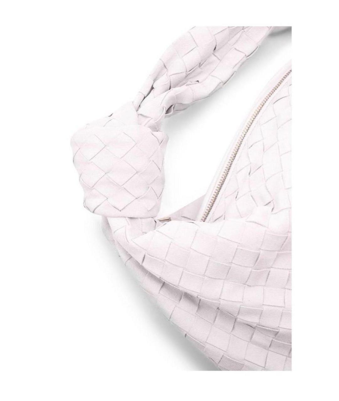 BOTTEGA VENETA Фиолетовая замшевая сумка с короткими ручками, фото 4