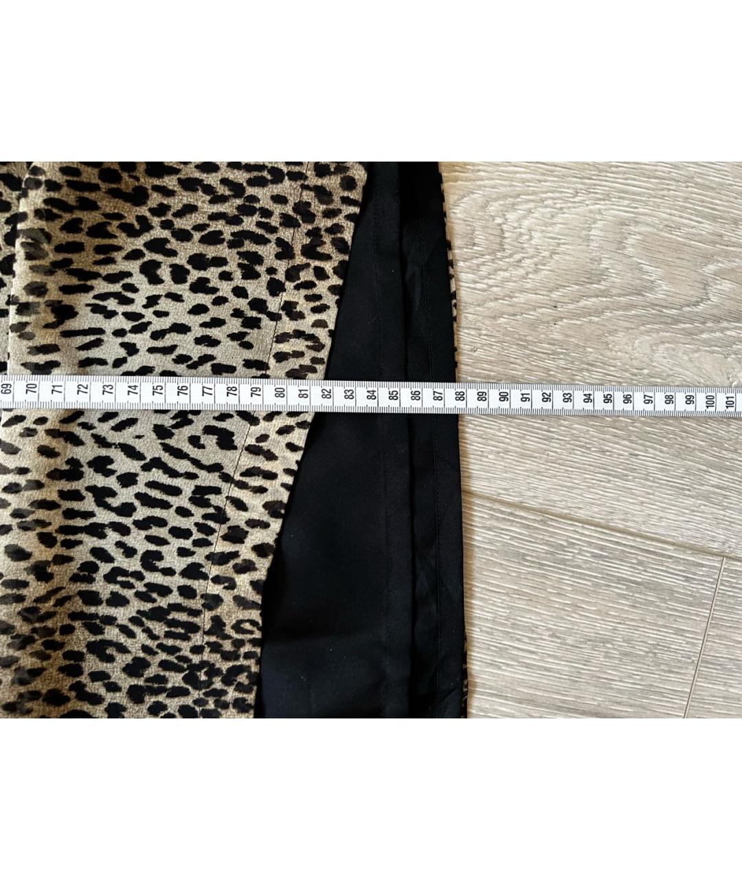 SAINT LAURENT Мульти шелковое повседневное платье, фото 7