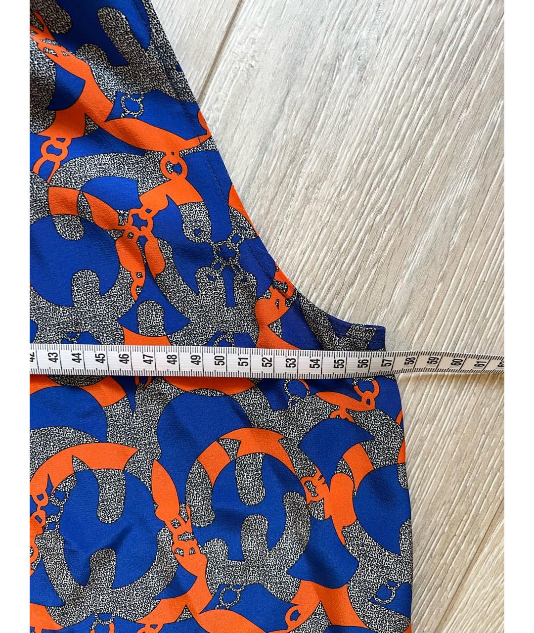 MSGM Мульти шелковый сарафан, фото 7