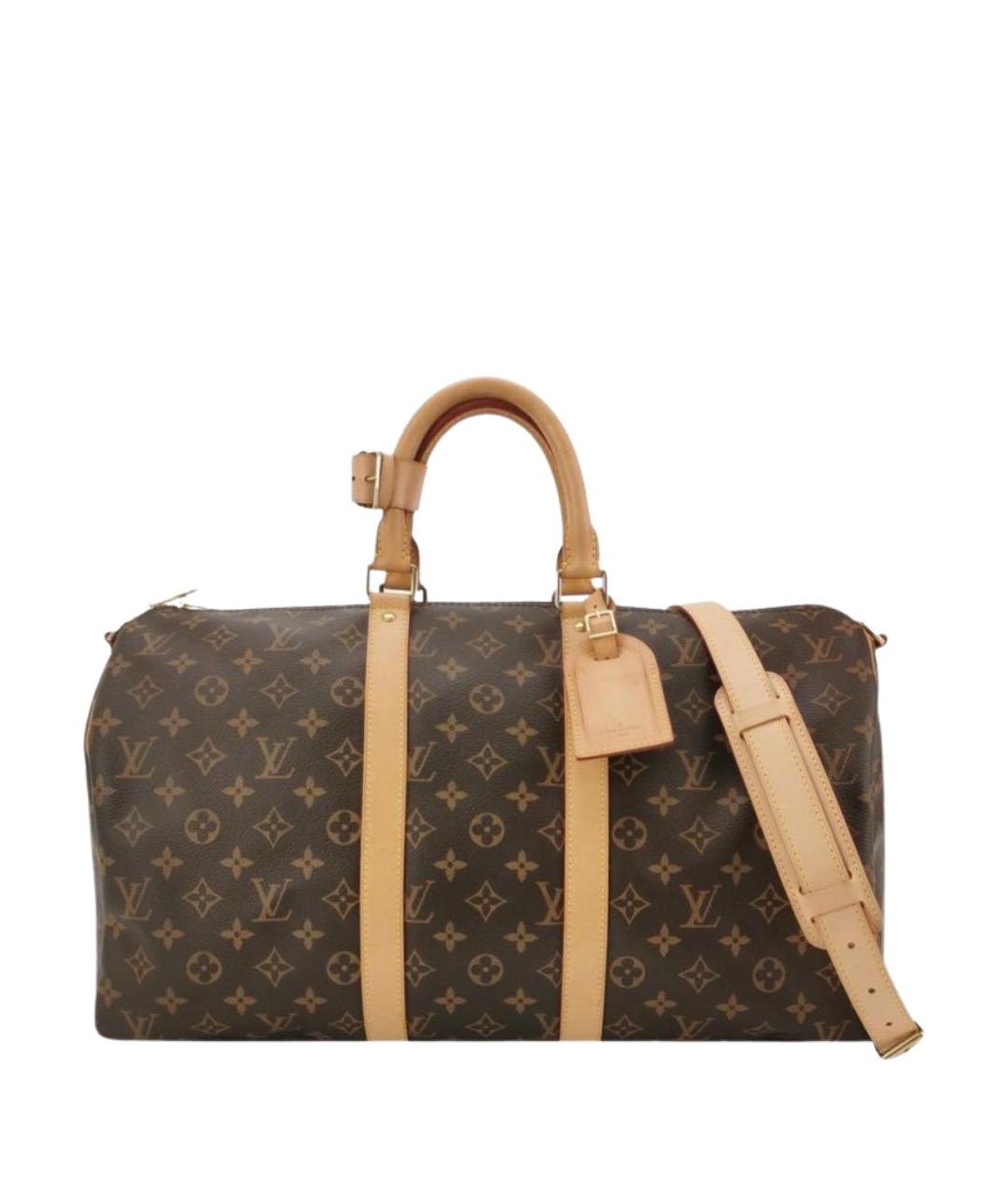 LOUIS VUITTON Коричневая дорожная/спортивная сумка, фото 1