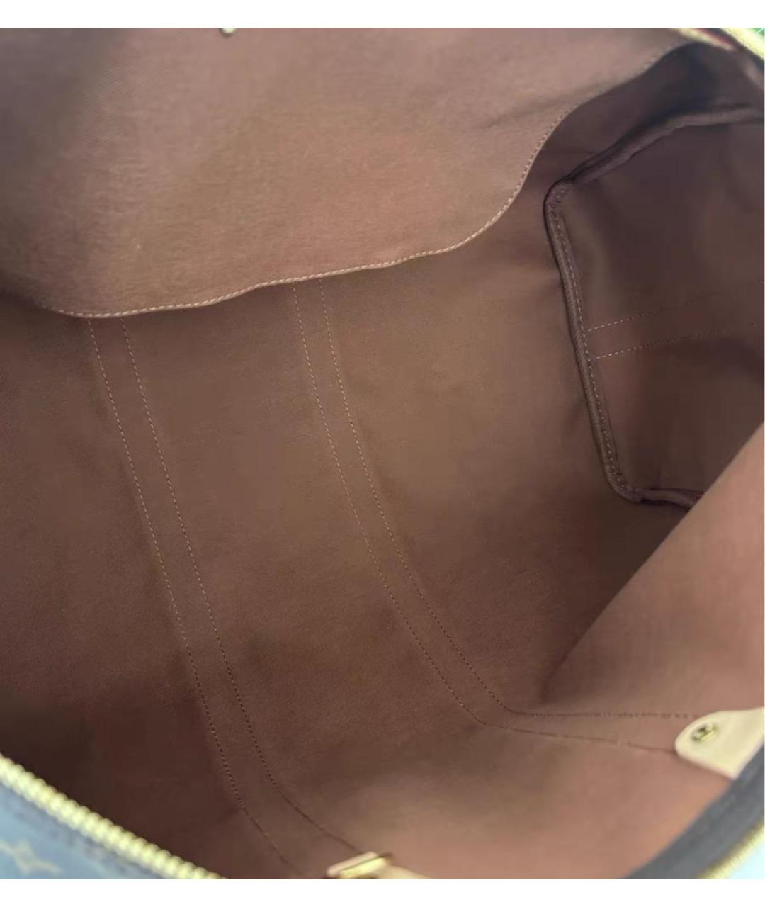 LOUIS VUITTON Коричневая дорожная/спортивная сумка, фото 6