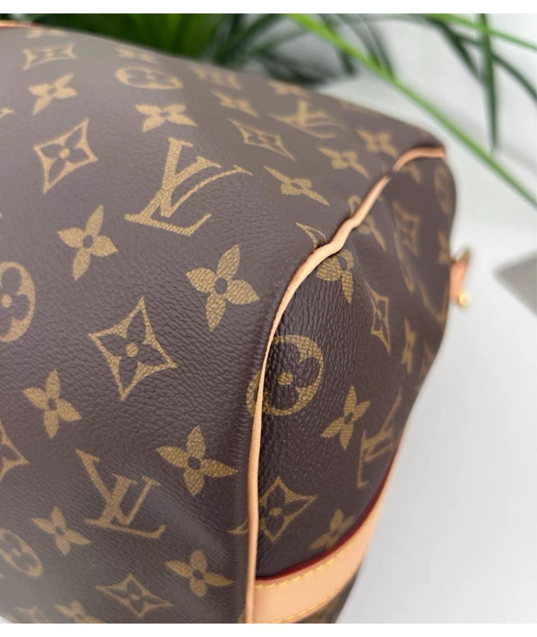 LOUIS VUITTON Коричневая дорожная/спортивная сумка, фото 5