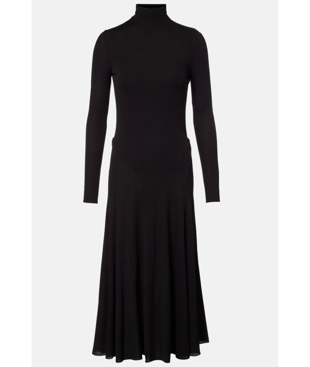 ALAIA Черное вискозное платье, фото 7