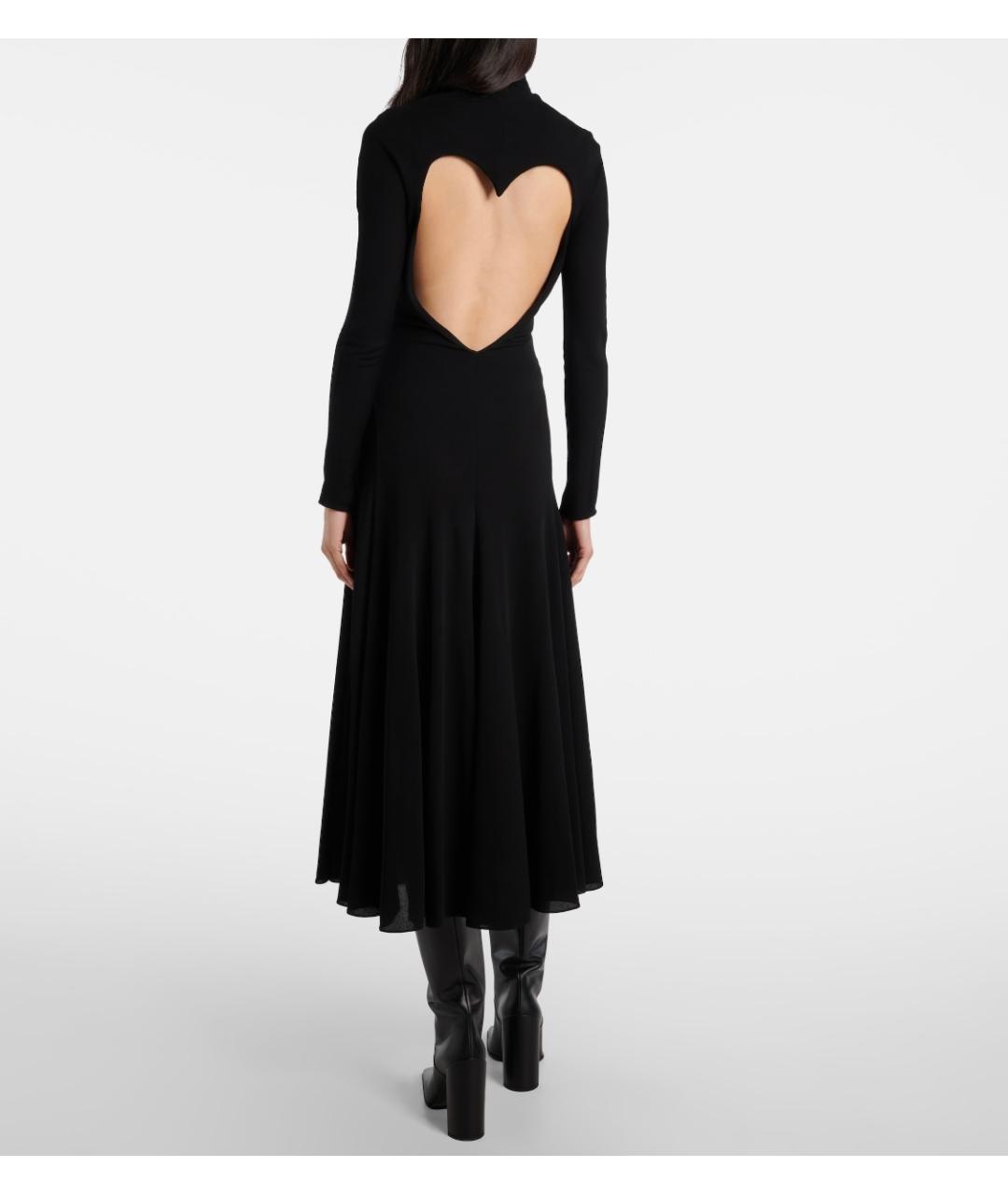 ALAIA Черное вискозное платье, фото 6